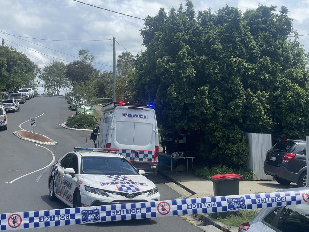 A police officer has been shot during an altercation at Annerley.