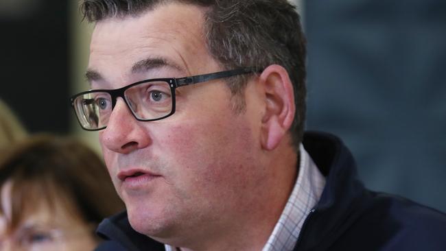 The Victorian Premier Daniel Andrews makes an announcement at the Glen Waverley Priority Primary Care Centre. Sunday, April 16. 2023.  Picture: David Crosling