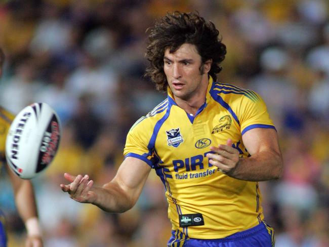 Nathan Hindmarsh played the most games at Parramatta Stadium. Picture: Grant Trouville/Action Photographics