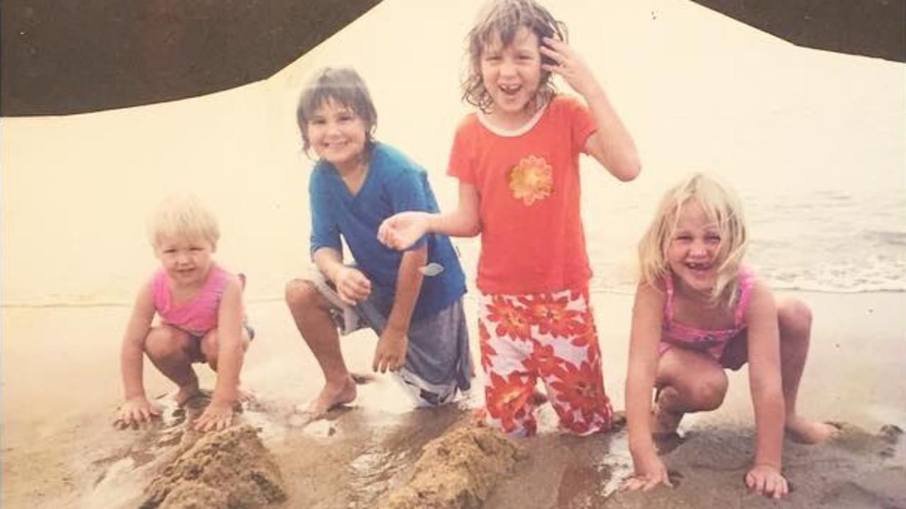 Brisbane Lions AFLW captain Bre Koenen as a youngster on Magnetic Island. Picture: Instagram