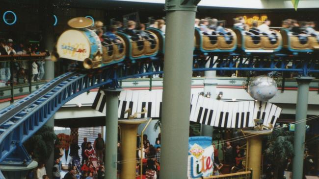 Happy days at Dazzeland ... the rollercoaster provided endless fun to the city’s youngsters.