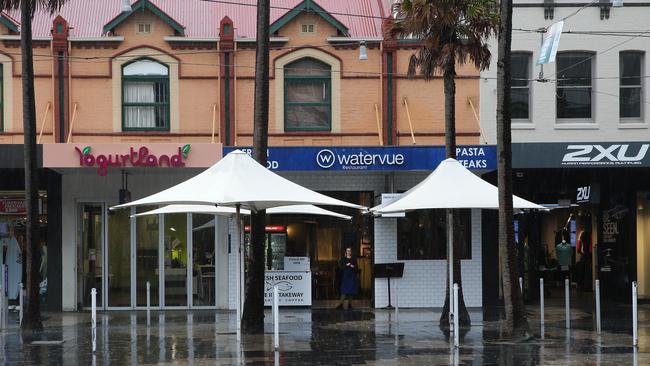 The restaurant has had to remove all of its chairs after a dispute with the council over payment of fees owed.