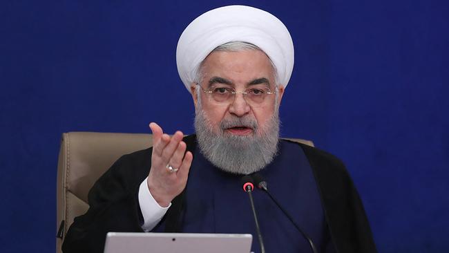 Iran's President Hassan Rouhani announced the measures overnight. Picture: AFP