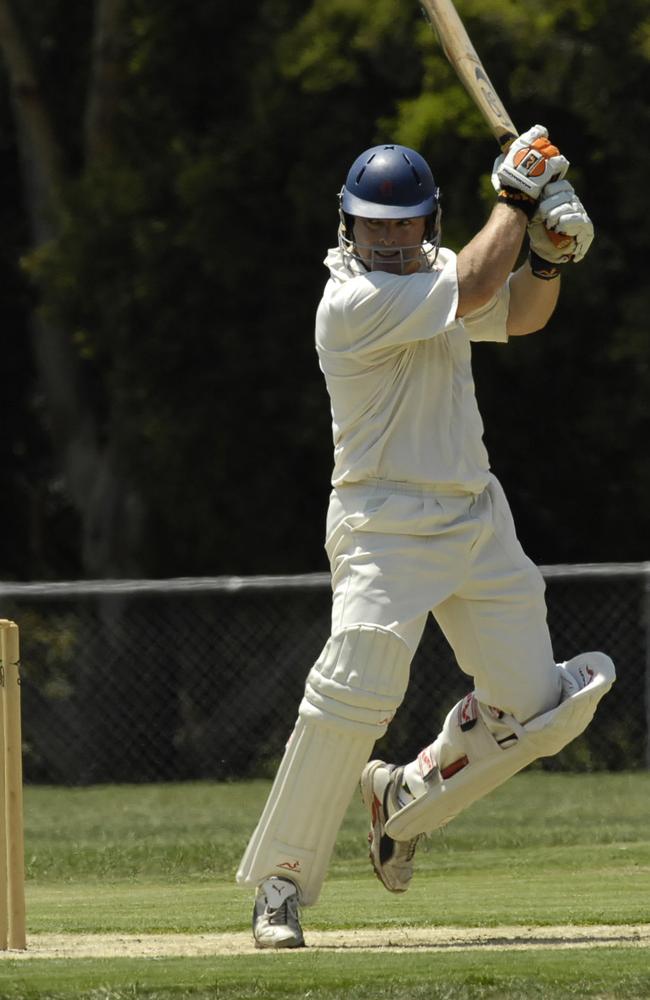 Warren Ayres at the creases for Dandenong.