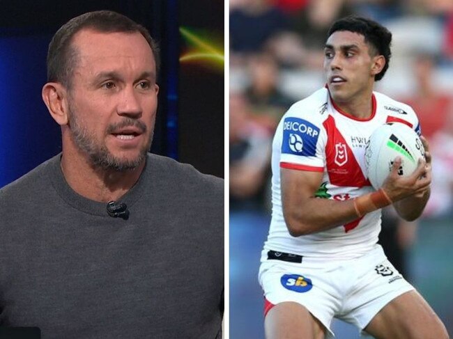 Matty Johns couldn't believe the Dragons dropped Tyrell Sloan.