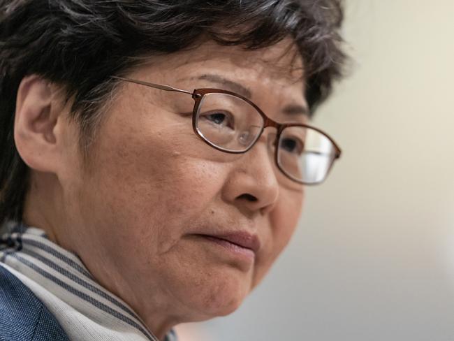 Hong Kong’s Chief Executive Carrie Lam. Picture: Getty Images