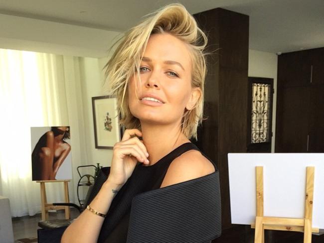 Lara Bingle in the foreground and the background.