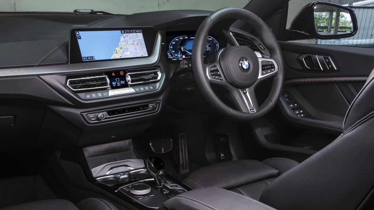 The interior is a big step up from previous small BMWs.