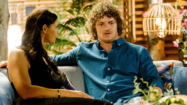 Nick Cummins The Bachelor - Brittany Hockley. Picture: Channel 10