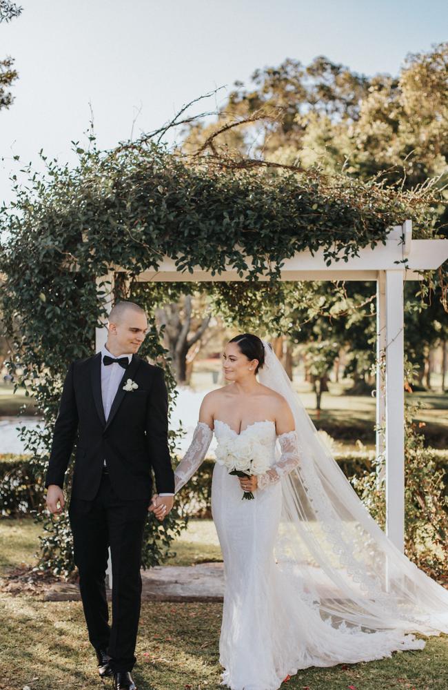 Talei Kohlhase and George Storey’s wedding. Picture: Richard from Say Milk Photography