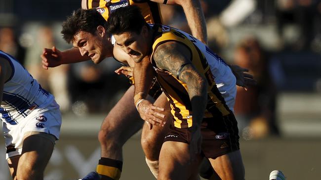 Chad Wingard is another senior Hawk struggling to impact the game. Picture: AFL Photos/Getty Images