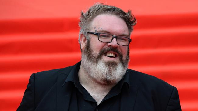 Irish actor Kristian Nairn arrives at the opening ceremony of the 36th Moscow International Film Festival on June 19, 2014 in Moscow. The festival will run until June 28, 2014. AFP PHOTO / VASILY MAXIMOV