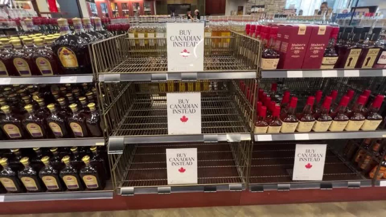 US alcohol pulled from Canadian liquor stores amid Trump tariffs