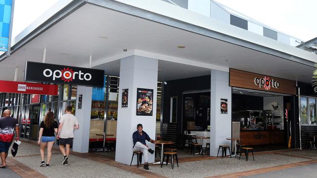 The Oporto store at Harbour Town is just one of the fast food chain’s restaurants on the Gold Coast. Picture Mike Batterham