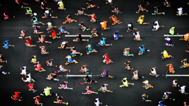 The popularity of running has boomed during the pandemic.