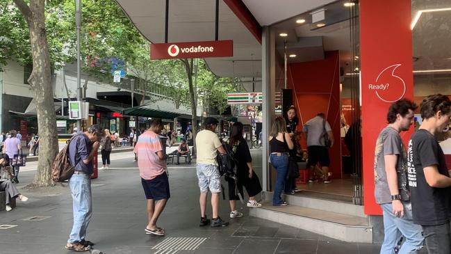 Vodafone had its busiest day for a year when Optus failed on Wednesday. Picture: Supplied