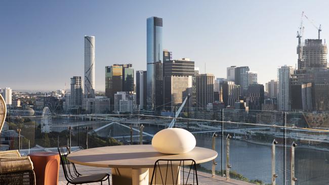 The spectacular view from the Emporium Hotel penthouse, which has just hit the market for $30m.