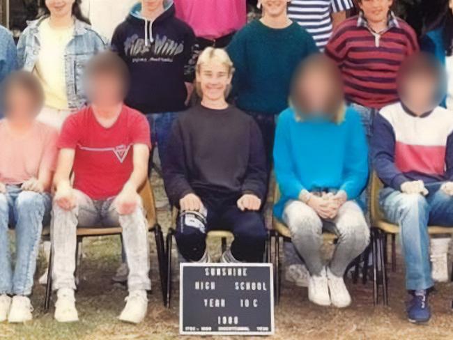 Gavin Preston in his year 10 school picture at Sunshine High School. Picture: Supplied