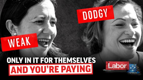 The state opposition this week began letterboxing pamphlets labelling the Treasurer as "dodgy".