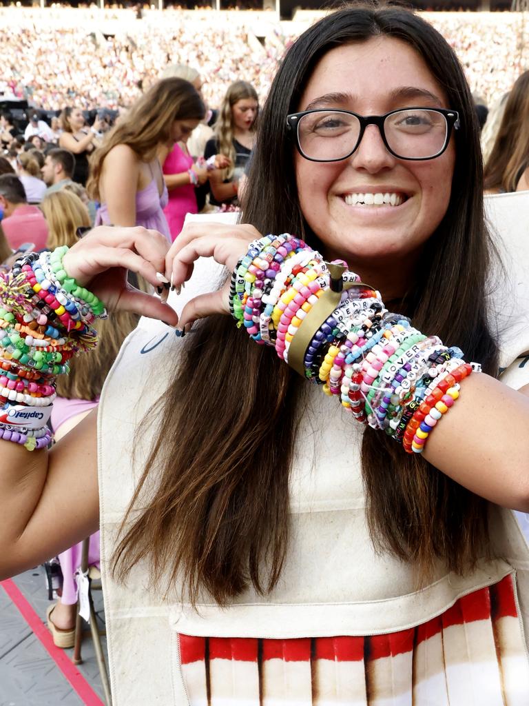 Taylor Swift revives friendship bracelet trend in Australia, The Canberra  Times