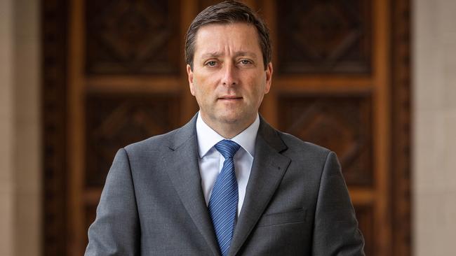 Opposition Leader Matthew Guy says the state government needs to stop treating the Commonwealth ‘like an ATM’. Picture: Jake Nowakowski