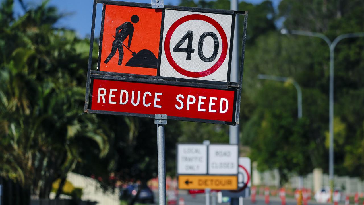 Picture of road works around the Wardoo St/Cotlew St intersection. Picture: Glenn Campbell
