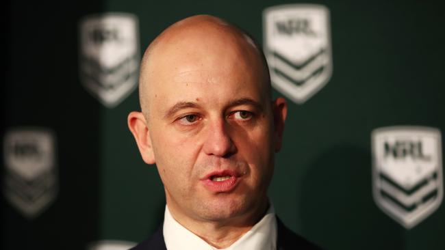 NRL CEO Todd Greenberg says no club will be moved unless they ask for it. Picture: Getty