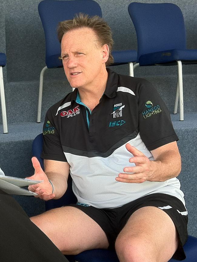 Port Adelaide's chief executive officer Keith Thomas in Shanghai, China.