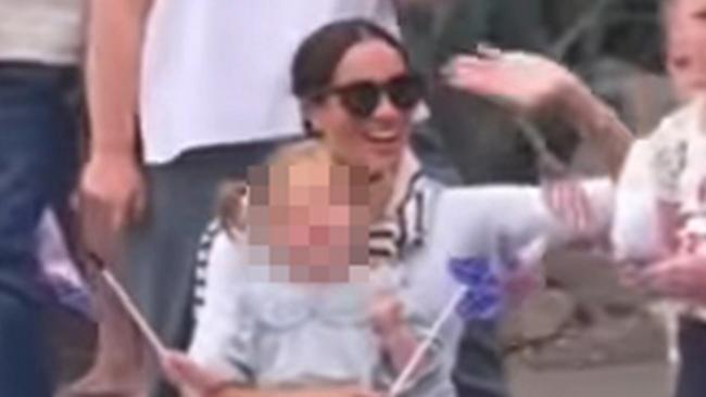 Meghan Markle and Lilibet seen at 4 July 2023 celebrations. Picture: rosewoodmiramarbeach/Instagram