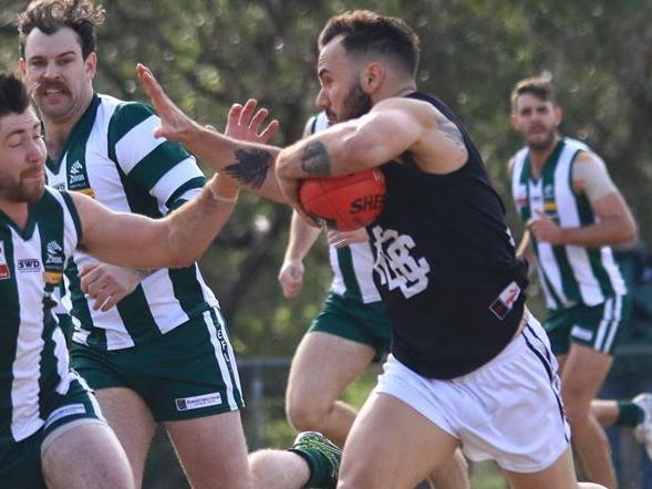 Adrian Gileno kicked 16 goals against Kilsyth. Picture: Davis Harrigan