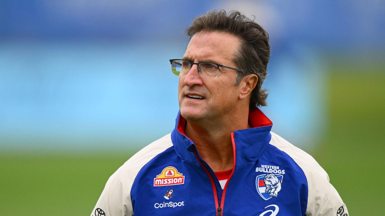 Buldogs senior coach Luke Beveridge is set to be at the helm of his side until 2025. Picture: Morgan Hancock/Getty Images.