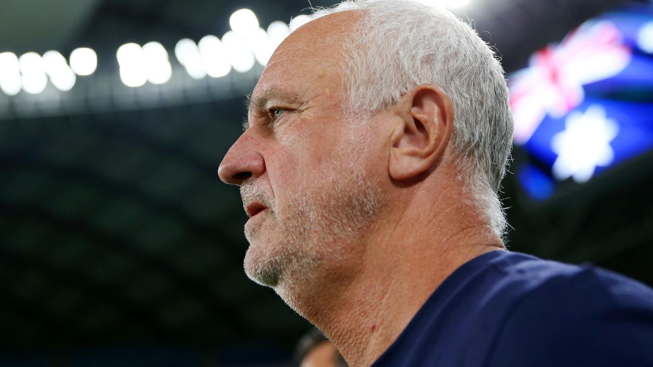 Graham Arnold has dragged the Socceroos to their fifth straight World Cup. Picture: Mohamed Farag/Getty Images