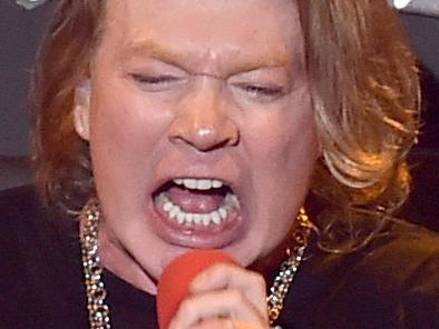 INDIO, CA - APRIL 16: Musician Axl Rose of Guns N' Roses performs onstage during day 2 of the 2016 Coachella Valley Music & Arts Festival Weekend 1 at the Empire Polo Club on April 16, 2016 in Indio, California. (Photo by Kevin Winter/Getty Images for Coachella)