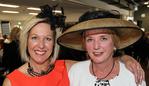 Deanna Westfield of Launceston and Rae Green of Longford enjoying a Melbourne Cup function for Clifford Craig in Launceston.