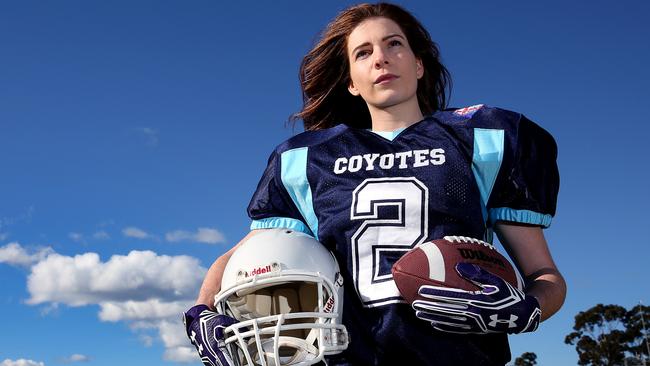 Blacktown gridirion player Jodie Pearson is hoping to be a member of Australia's first national female team.