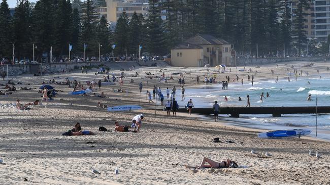 Northern Beaches Council reopened beaches on Monday morning that it closed on Sunday due to concerns that crowds, which had swelled to more than 500, were flouting social distancing rules in place to stop the spread of coronavirus. Picture: James D. Morgan/Getty Images