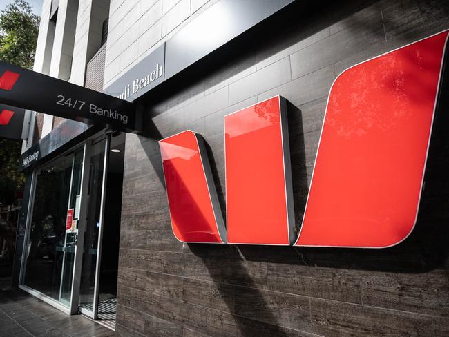 SYDNEY, AUSTRALIA - NewsWire Photos November 29, 2020: A general view of Westpac signage at a branch in Bondi Beach, Sydney. Picture: NCA NewsWire / James Gourley