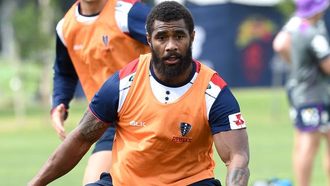 Marika Koroibete in action at training. Picture: Nicole Garmston