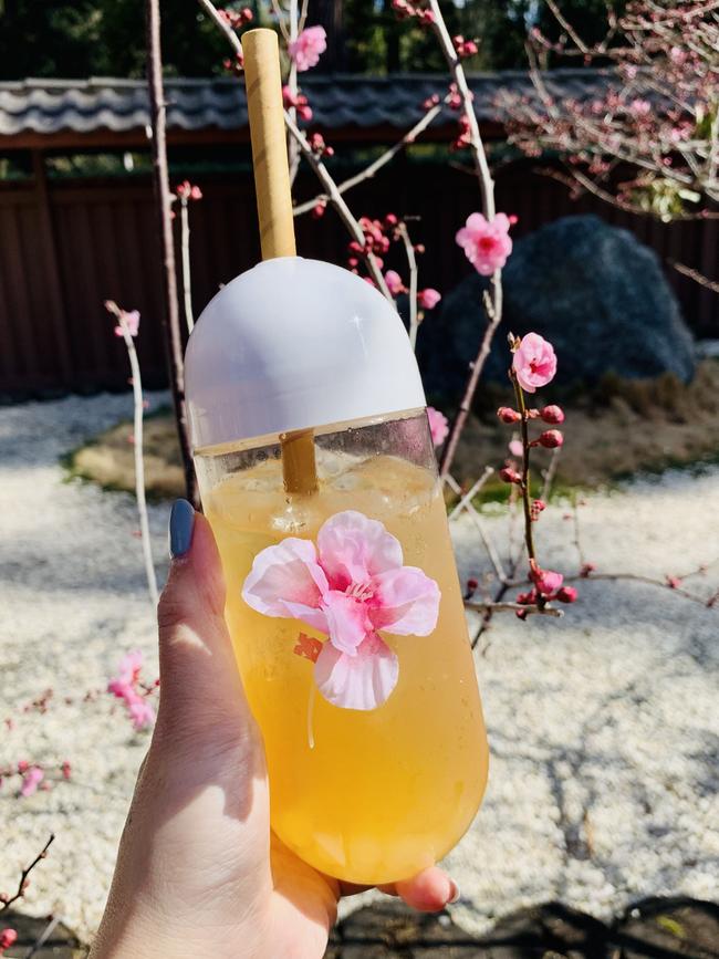 Sakura Bubble tea. Picture: Supplied