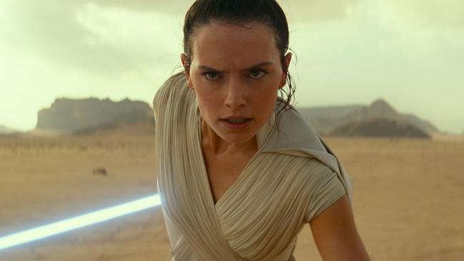 Daisy Ridley returns as Rey in the movie Star Wars: The Rise of Skywalker. Supplied by Disney.