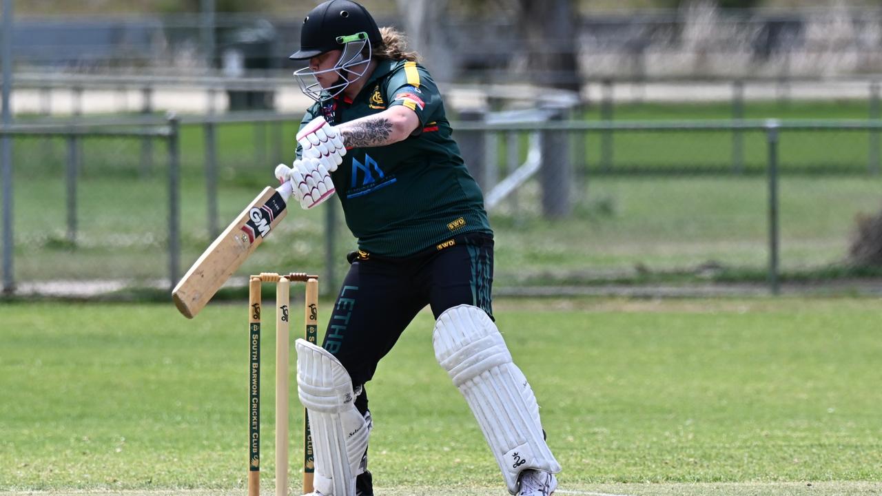 Lethbridge's Brooke Gorman is the leading batter after two rounds of women's cricket. Picture: Wes Cusworth.