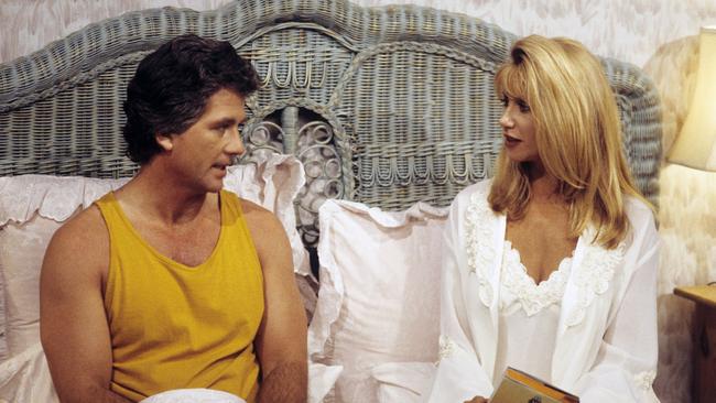 Patrick Duffy and Suzanne Somers in Step By Step. Picture: ABC Photo Archives/ABC via Getty Images