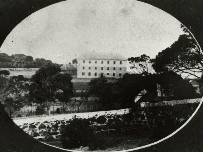 An 1870 photo of Morris’ General Store, in Swansea, Tasmania. Picture: COURTESY OF GLAMORGAN SPRING BAY HISTORICAL SOCIETY/MAUREEN FERRIS.