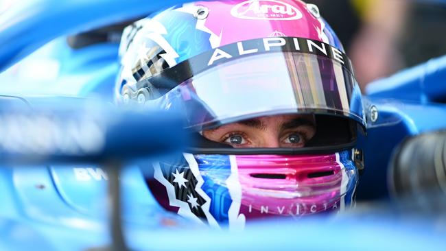 Jack Doohan in the cockpit of the Alpine. (Photo by Clive Mason/Getty Images)