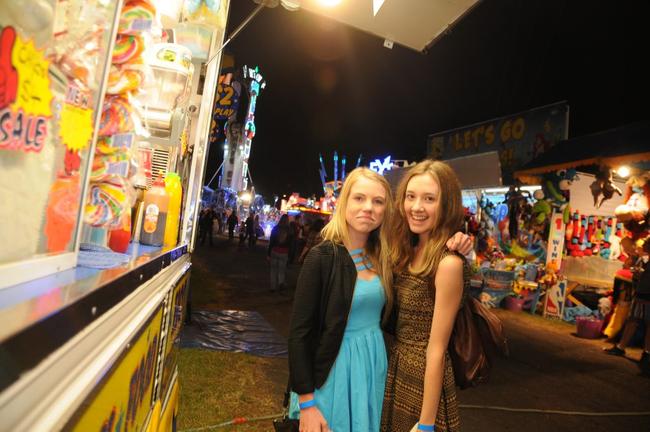 Karleigh Mackay and Courtney Herrenberg. Picture: Renee Pilcher