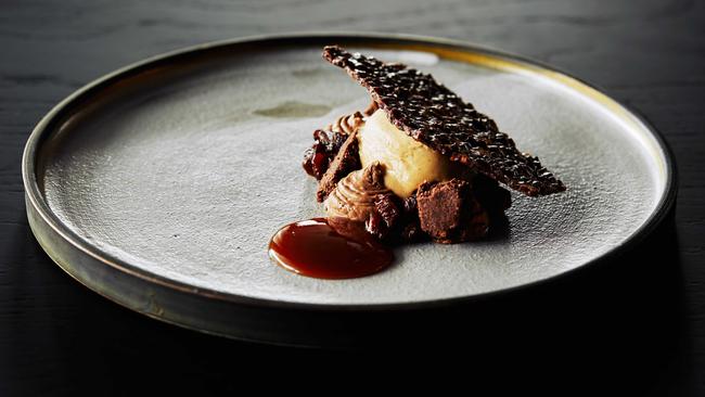 Chocolate, raisin, Pedro Ximenez and prunes