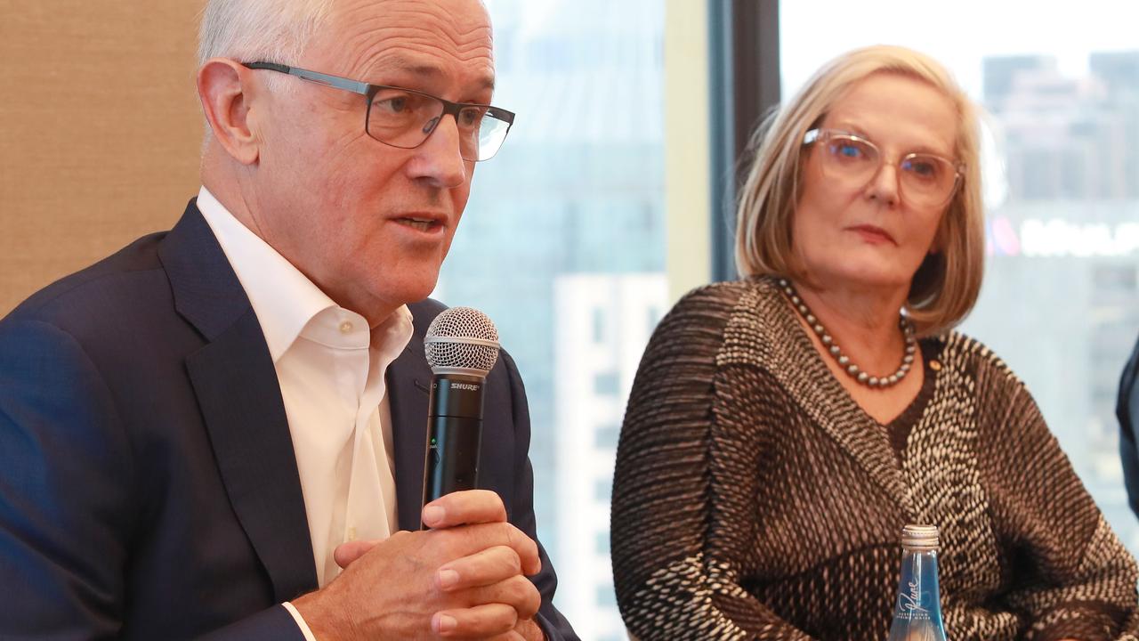 Malcolm Turnbull, pictured with wife Lucy, said few realised the extent of his mental health struggles. Picture: John Feder/The Australian