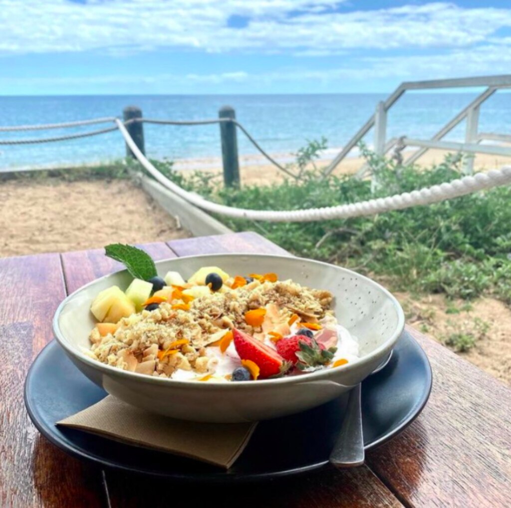 Enzo's on the Beach, located in Scarness has been added to the nominees, serving brunch options such as gluten-free sunrise granola with coconut yoghurt. Picture: @therestaurantbrokers