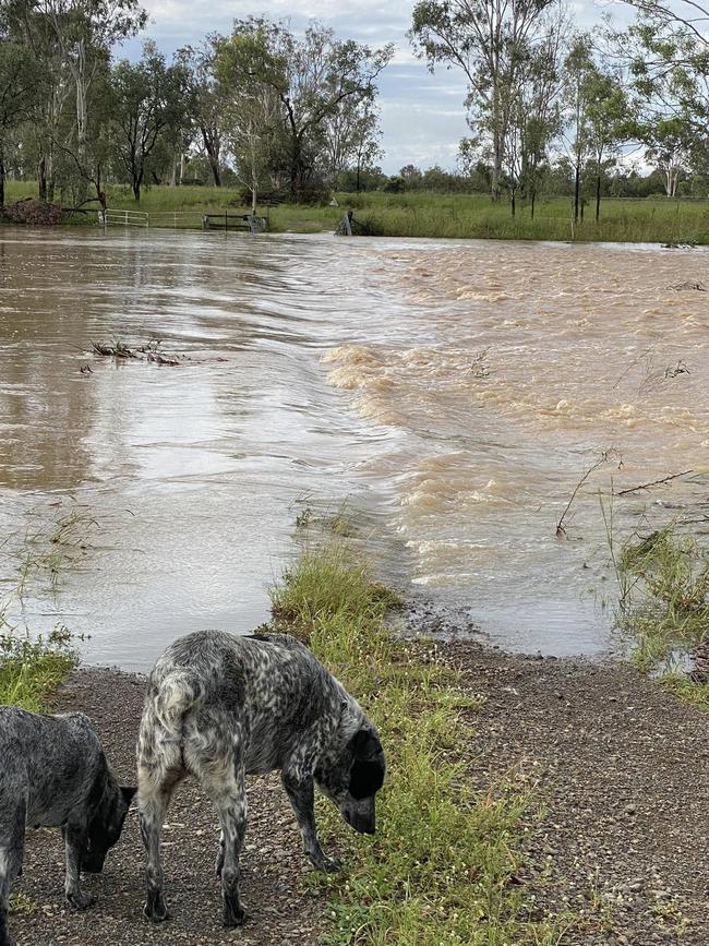 Residents have been urged to stay safe as the wild weather continues smashing parts of the state. Picture: Facebook