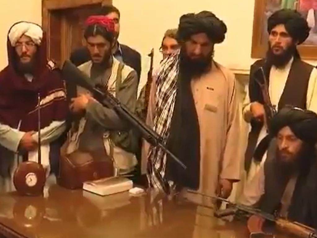 Taliban enters the presidential palace in Kabul Afghanistan. Picture: Al Jazeera